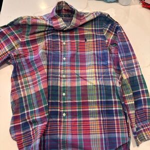 Polo Ralph Lauren Vibrant Plaid Button Down Shirt
